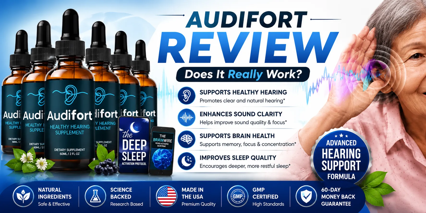 Audifort hearing support supplement review
