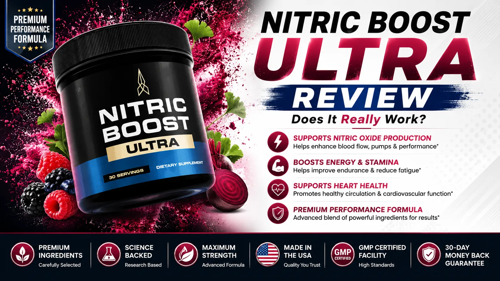 Nitric Boost Ultra male performance supplement review