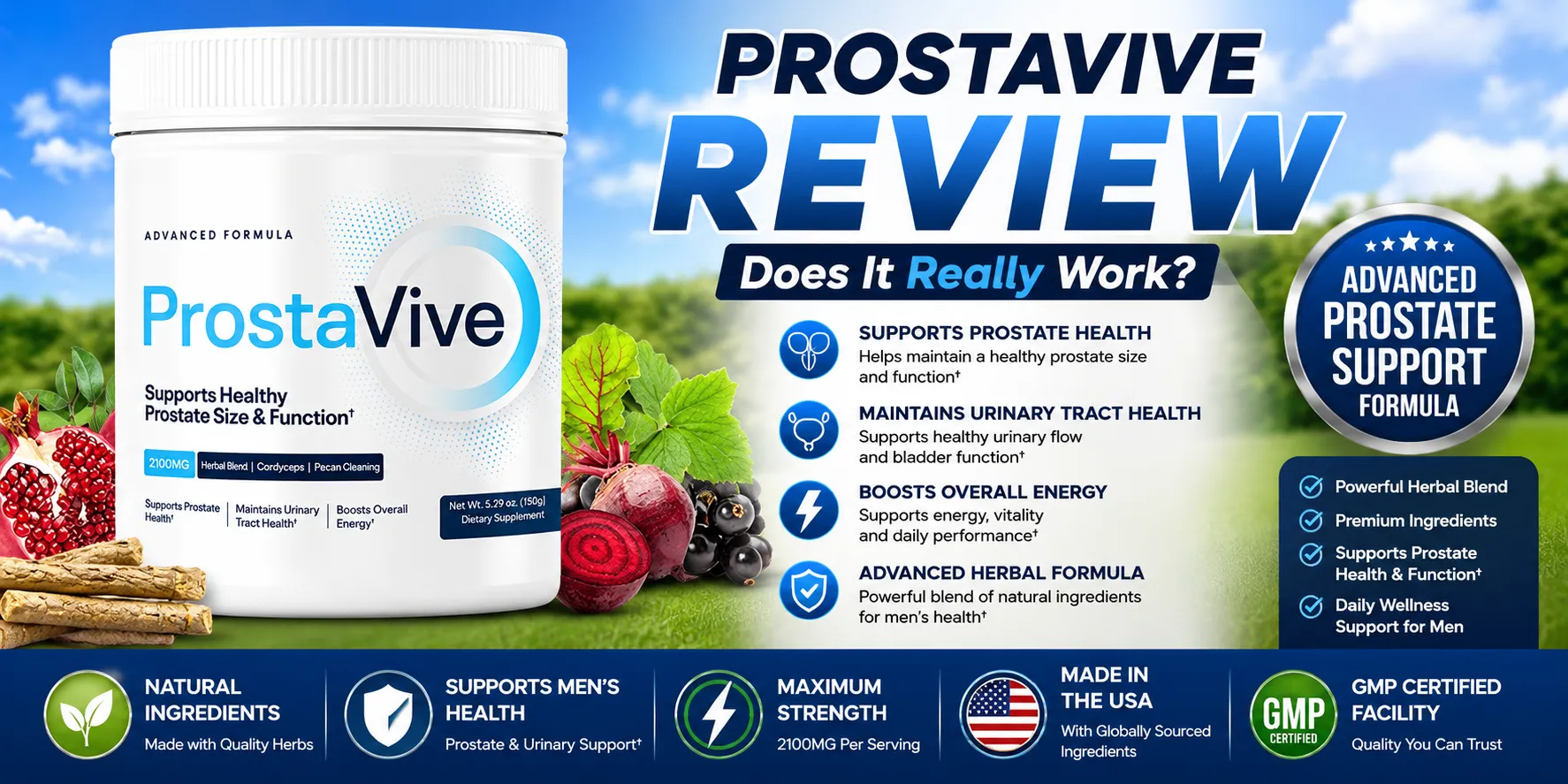 ProstaVive prostate health powder review