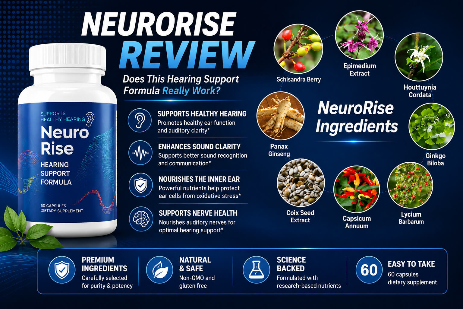 NeuroRise hearing support supplement review